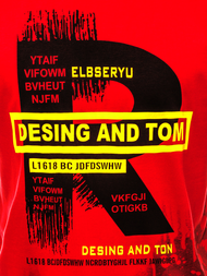 Футболка чоловіча Червона OZONEE JS/KS1945