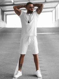 Спортивний костюм чоловічій Бiлий OZONEE O/12133Z