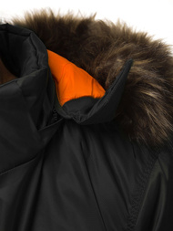 Kurtka zimowa męska czarna OZONEE O/99122