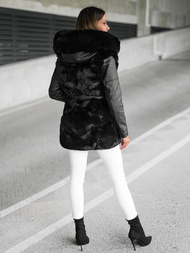 Куртка жіноча чорна OZONEE JS/11Z8090Z