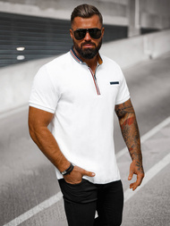 Футболка Поло Чоловіча Бiла OZONEE O/DA829