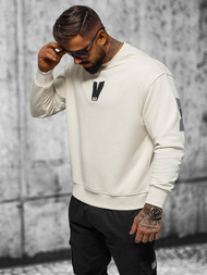 Bluza oversize beżowa OZONEE O/SWE23034