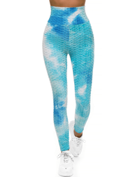 Legginsy damskie błękitne OZONEE JS/YW88030