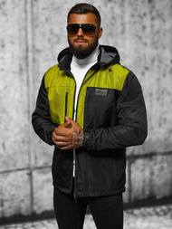 Kurtka męska przejściowa czarna OZONEE JS/22M311/392