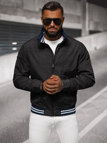 Kurtka męska czarna OZONEE JS/5M3101/392Z