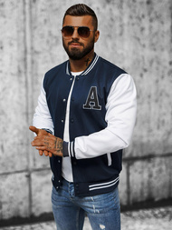 Bluza męska rozpinana granatowa OZONEE JS/8B1157/25