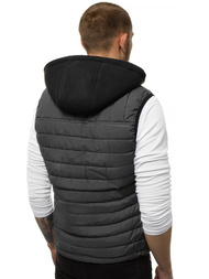 Безрукавка чоловіча Темно-сіра OZONEE N/6102Z