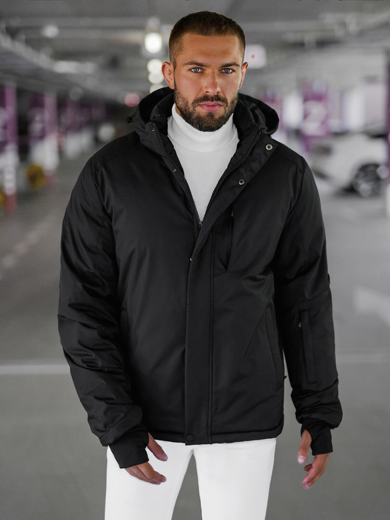 Куртка Чоловіча Чорна OZONEE JS/91M9906/392