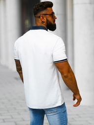 Футболка Поло Чоловіча Бiла OZONEE O/DA743