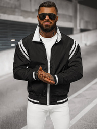 Kurtka męska czarna OZONEE JS/5M3218/392