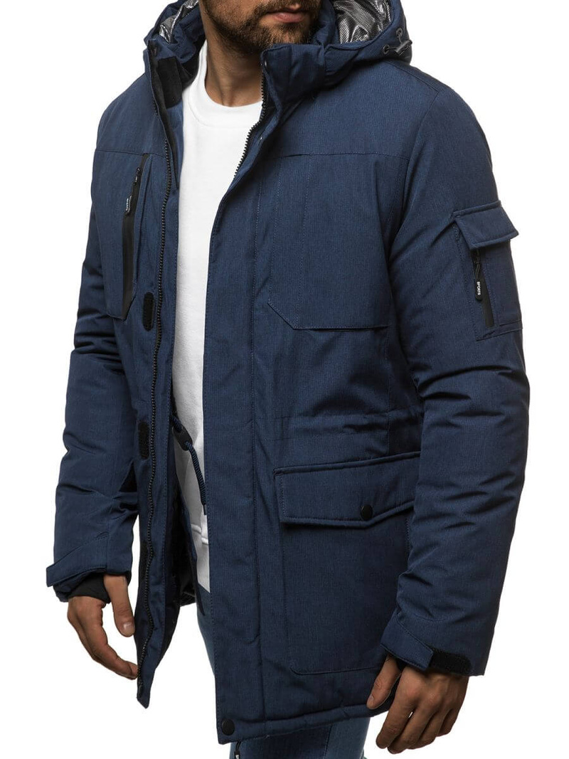 Kurtka zimowa męska granatowa OZONEE O/9803