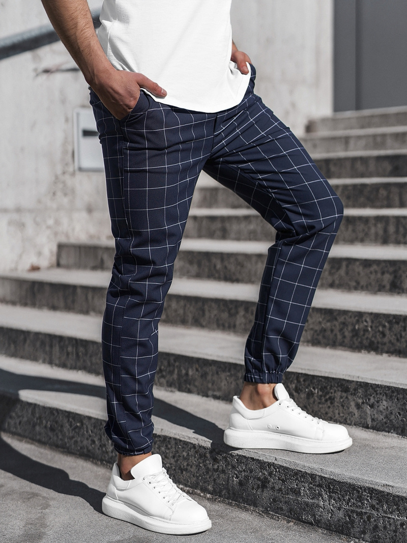 Чоловічі штани джоггери чинос Ультрамарин OZONEE DJ/2275/22Z