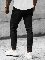 Spodnie jeansowe męskie czarne OZONEE E/5608/01