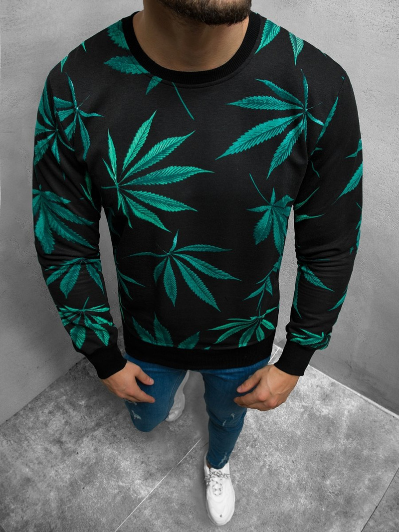 Bluza męska czarna OZONEE O/BZ1103Z