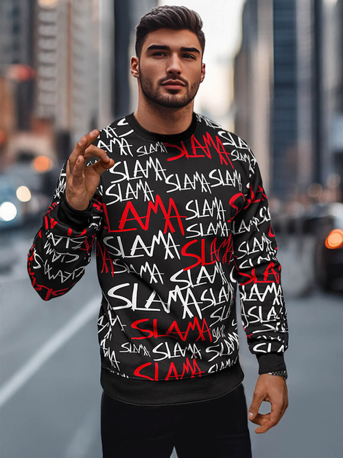 Bluza męska czarna OZONEE JS/8B1190/3Z