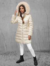 Куртка жіноча екрю OZONEE JS/5M3162/254