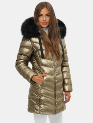 Куртка жіноча золото OZONEE JS/M778/403