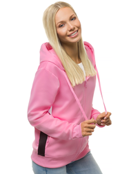 Bluza damska jasno-różowa OZONEE JS/JK88123/20