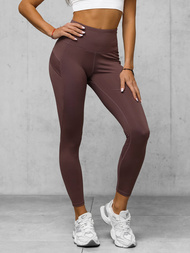 Legginsy damskie śliwkowe OZONEE JS/XY24017L