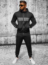 Чоловічий спортивний комплект чорний OZONEE JS/8C8115/3