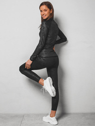 Komplet sportowy dwuczęściowy czarny-moro OZONEE O/0546Z