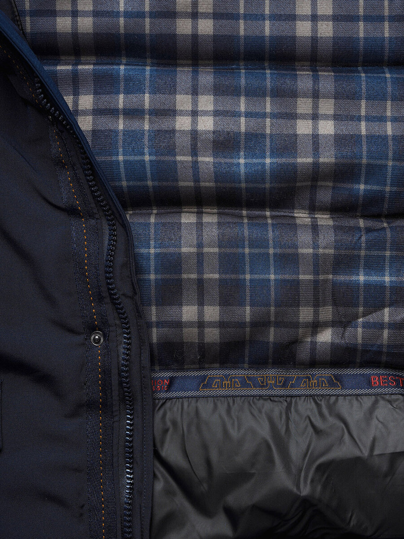 Куртка Чоловіча Tемно-Cиня OZONEE JS/5M718/215