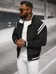 Kurtka męska czarna OZONEE JS/5M3218/392