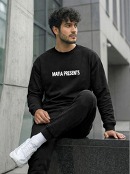 Bluza męska czarna OZONEE JS/65B3919/3Z