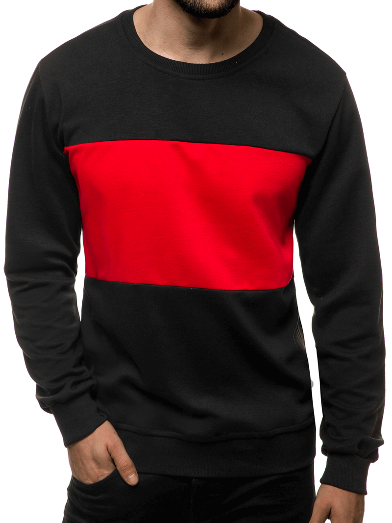 Bluza męska czarna OZONEE JS/JZ11055