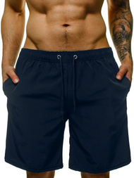 Spodenki kąpielowe męskie granatowe OZONEE JS/YW02067/1