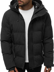Kurtka zimowa męska czarna OZONEE JS/J1901