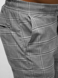 Spodnie męskie chino joggery szare OZONEE DJ/2277/22