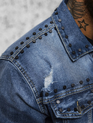 Чоловіча джинсова куртка Синя OZONEE NB/MJ504BZ