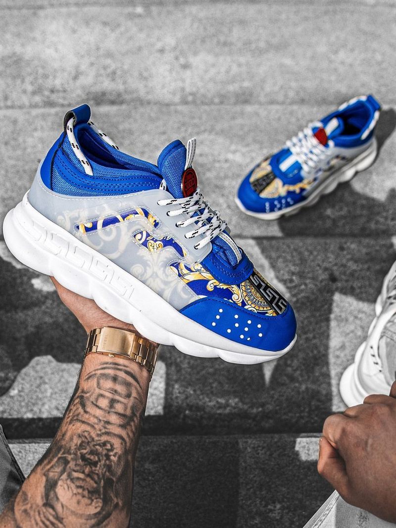 Sneakersy niebieskie OZONEE G/2020