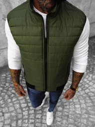 Безрукавка чоловіча Зелена OZONEE JS/MY77Z