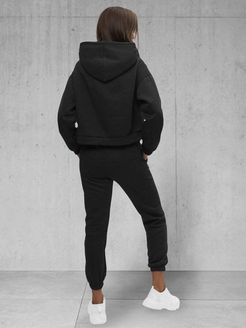 Жіночий спортивний костюм з двох частин Чорний OZONEE JS/8C69/3Z