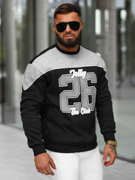 Толстовка чоловіча чорна OZONEE O/RR250005