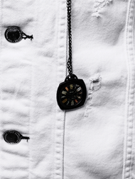 Kurtka jeans męska biała OZONEE G/600