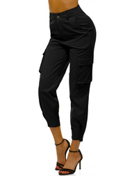 Жіночі штани Джогер Чорнi OZONEE O/HM002