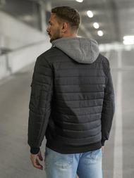 Куртка чоловіча Чорна OZONEE JS/8M985/392Z