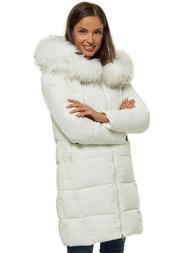 Куртка жіноча екрю OZONEE O/SW028/10