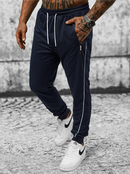 Spodnie dresowe męskie granatowe OZONEE JS/8K193