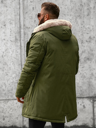 Kurtka zimowa męska zielona OZONEE JS/22M37/136