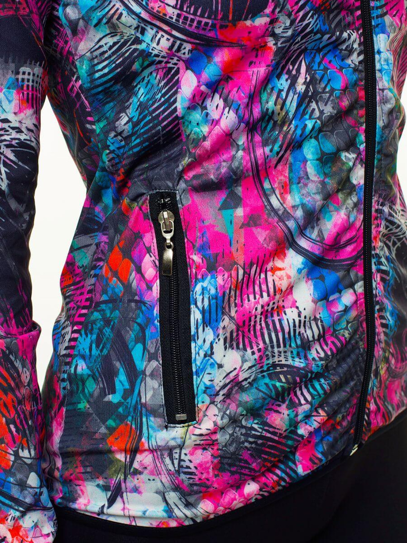 Komplet sportowy trzyczęściowy damski kolorowy OZONEE O/MS017