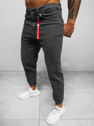 Чоловічі джинси джоггери графіт OZONEE DO/6108