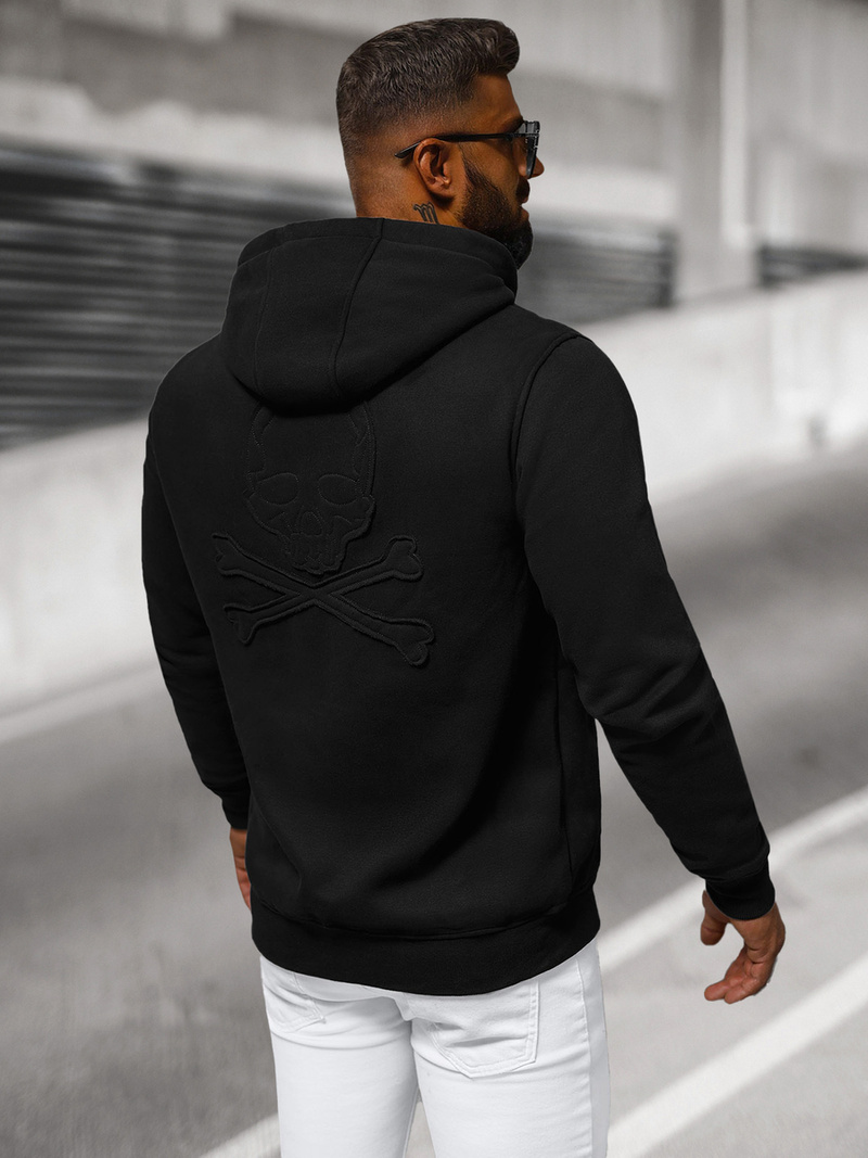 Толстовка чоловіча чорна OZONEE NB/MF2003