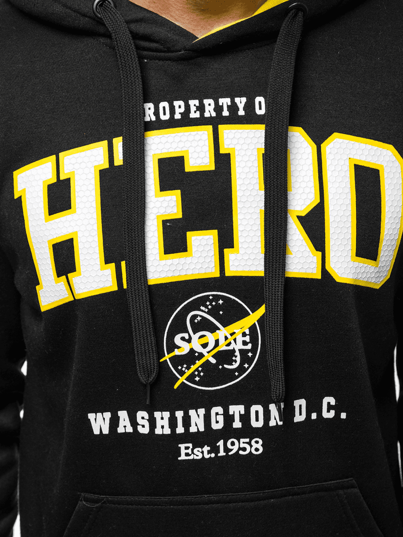 Толстовка чоловіча Чорна OZONEE JS/Y10056