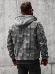 Kurtka męska bomberka szara OZONEE O/3A58