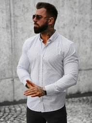 Koszula męska biała/4 OZONEE O/CLS349