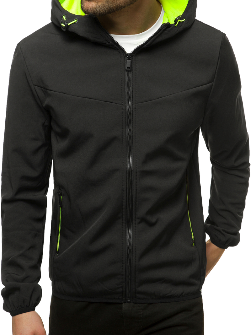 Куртка softshell чоловіча Чорна OZONEE JS/KS2188